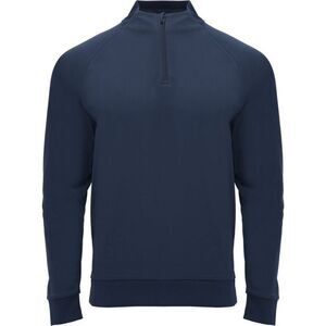 Roly Unisex Adult Epiro Quarter Zip Long-Sleeved Sweatshirt / Navy Blue